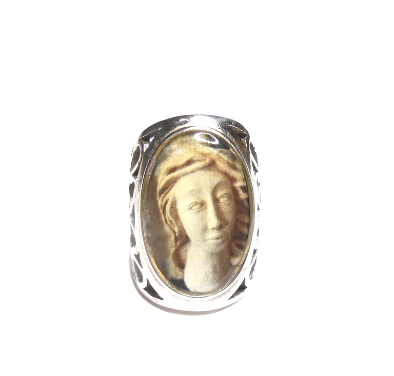 Oval Stainless Steel Ring SSR1019