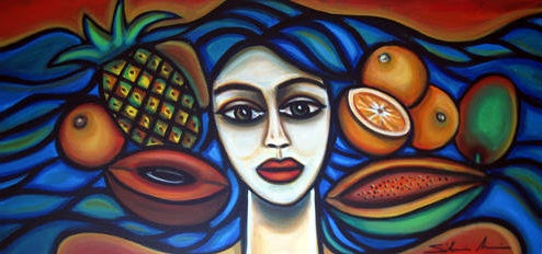 Frutas Tropicales II 12" X 24"