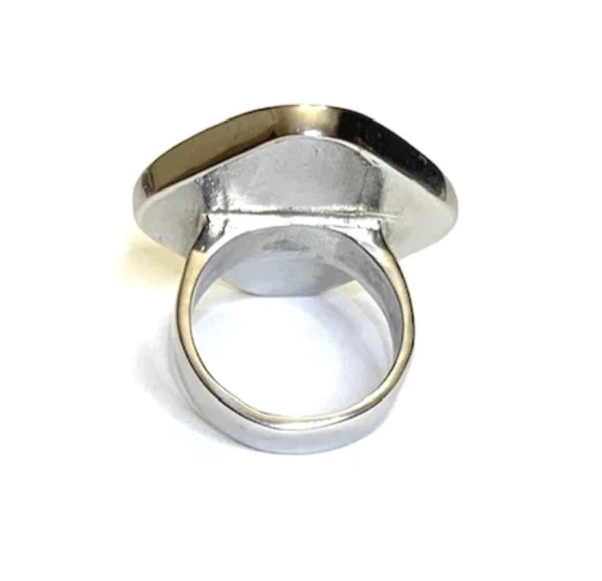 Stainless Steel Ring SSR1278 - Size 9