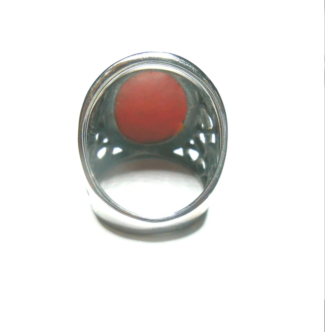 Oval Stainless Steel Ring SSR1050 - Size 7