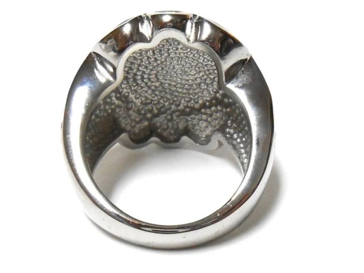 Round Stainless Steel Ring SSR1044 - Size 6