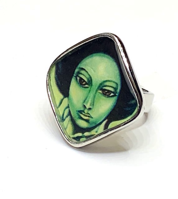 Stainless Steel Ring SSR 8887 - Size 6.5