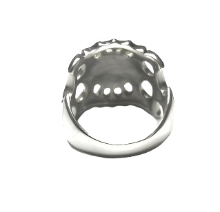 Stainless Steel Ring, Size 10, 6mm X 8mm
