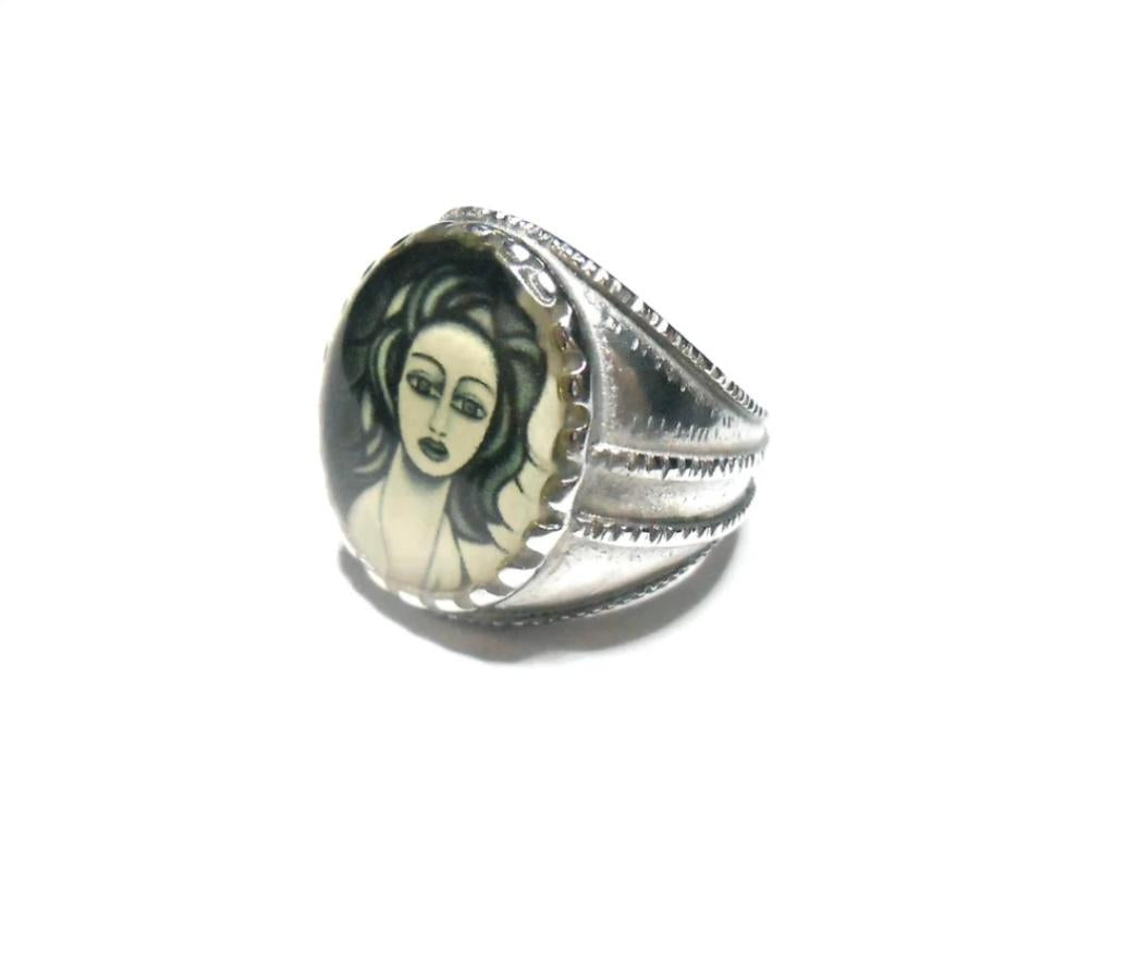 Stainless Steel Ring SSR1488 - Size 8