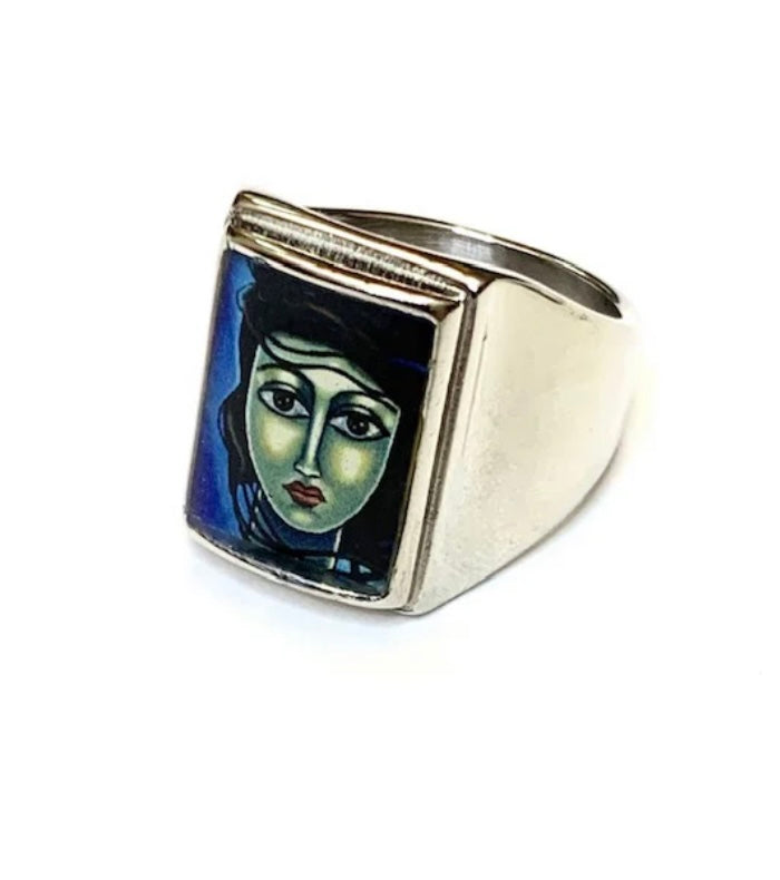 Stainless Steel Ring SSR 3299 - Size 10