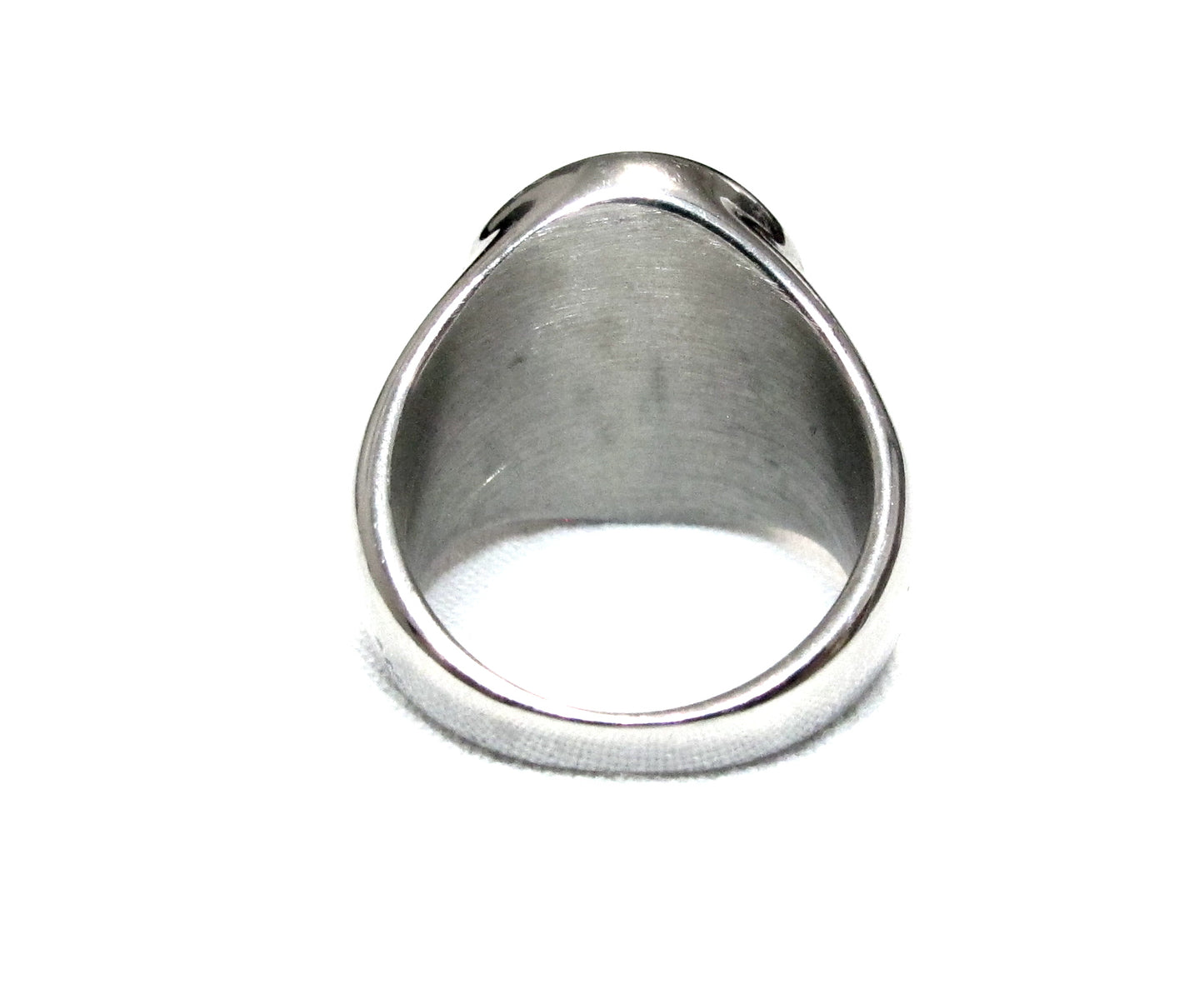 Stainless Steel SSR 2491 - Size 7 - 18 mm x 15 mm