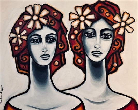 Twins  24" X 30"